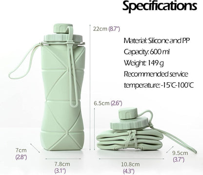 Folding Silicone Water Bottle